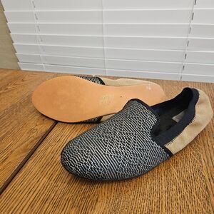 Daniel Green Lucca Slippers Slip on Flats Metalic Vanilla Women's Size 9